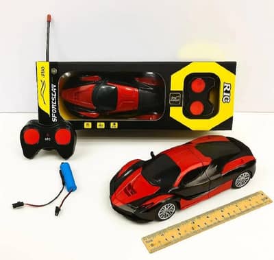 Remote Control Red Sports Car  | RC Car with Battery & Controller