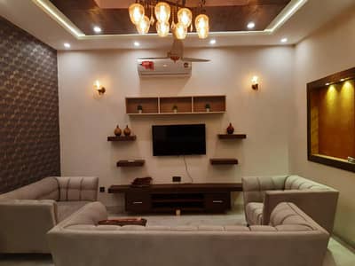 Furnished 10 Marla Upper Portion Locked Option For Rent In Jeniper Block Bahria Town Lahore