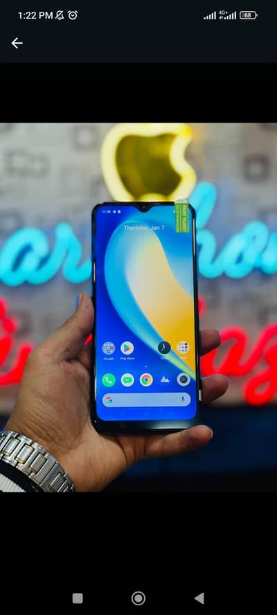 Realme C21  Set Charger Condition 10/10 Final Price 24500