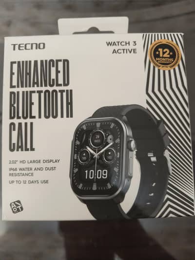 Tecno Enhanced Bluetooth Call watch 3 Active