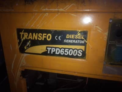 transfo company 6.5 kv generator diesel fuel