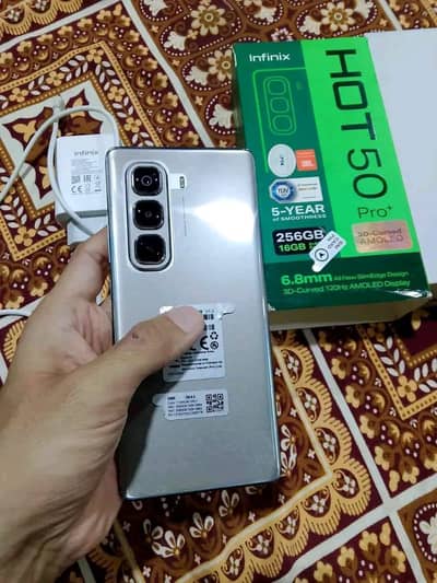 Infinix hot 50 pro plus for sale with box charger