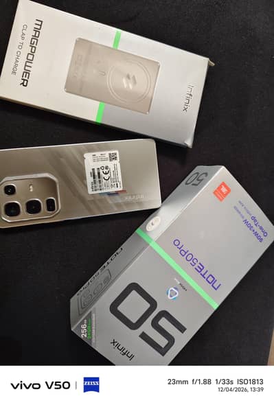 infinix note 50 pro 12 gb 256 gb box opened