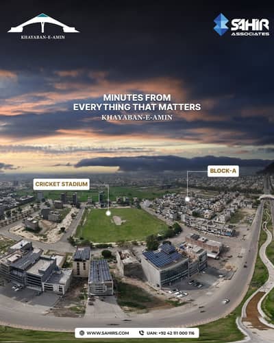 20 MARLA RESIDENTIAL PLOT AVAILABLE FOR SALE AT PRIME LOCATION IN KHAYABAN-E-AMIN Q BLOCK