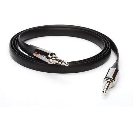 Griffin 3.5mm AUX Cable Flat Wire 1.5 Meter Audio Jack Stereo Cable for Car Mobile Speaker Headphones