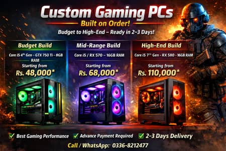  Custom Gaming PCs – Budget to High-End 