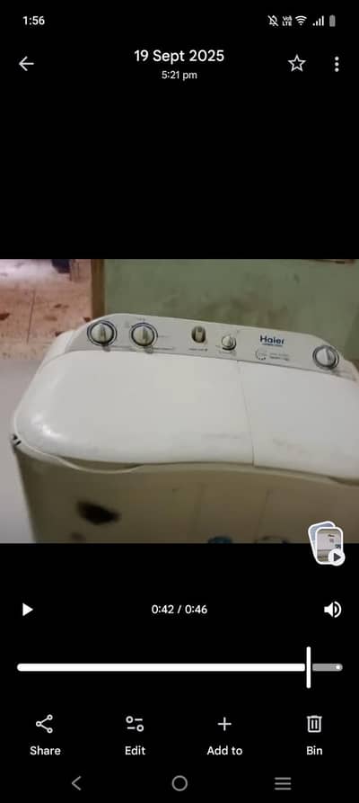 Haier ki washing machine hai
