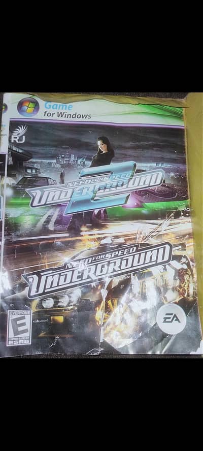 EA Original Need for speed underground 1+2 PC CD (2 in 1)