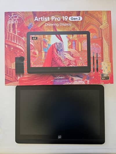 XP-Pen Artist Pro 19 (Gen 2) - 4K UHD Drawing / Graphic Tablet
