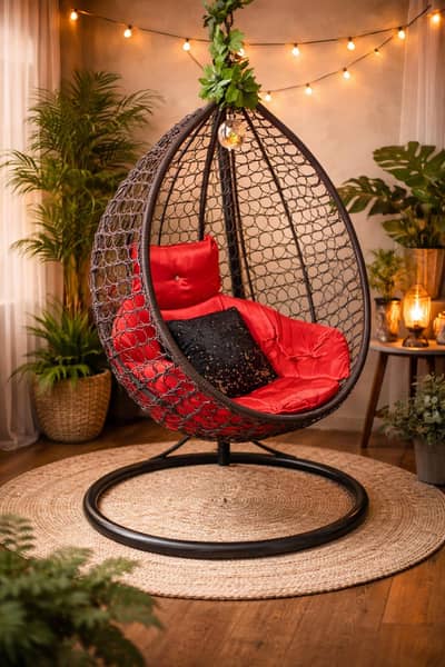 Comfortable swing chair ( brand new condition/rarely used)