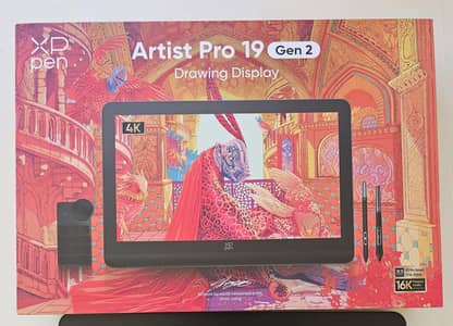 XP-Pen Artist Pro 19 (Gen 2) - 4K UHD Drawing / Graphic Tablet