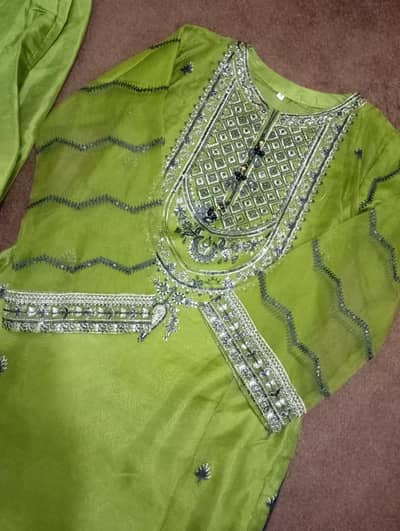 organza 3 peice suit