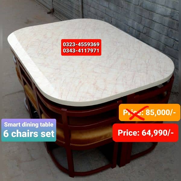 Dining table / Smart dining table / round table dining set / table 1