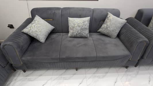 Modern Design 6-Seater Sofa Set Excelent Condition original molty foam