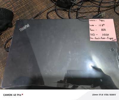 lenovo T480s touch screen premium edition 8-256