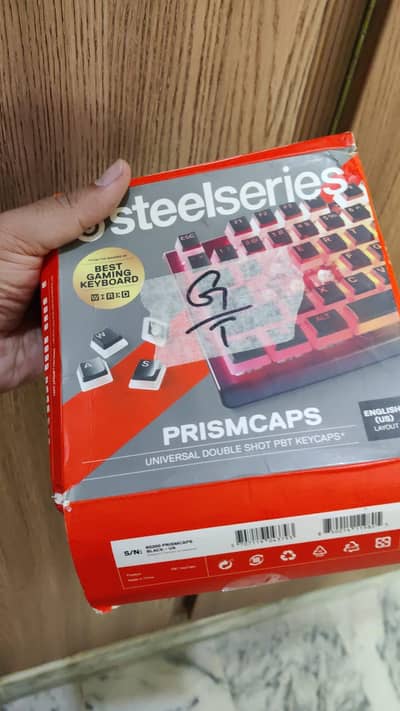 Steelseries PRISM Keycaps Black - US