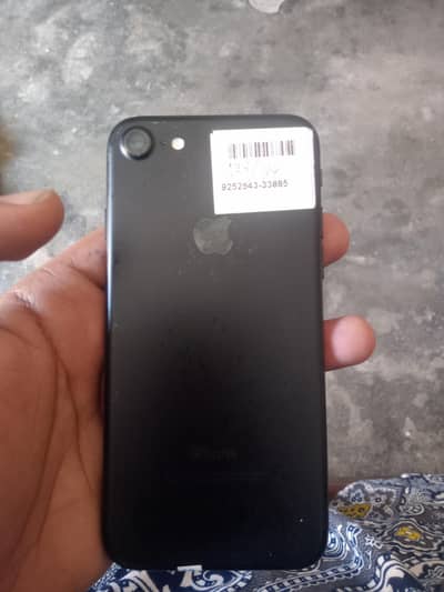 iPhone 7 128 gb black colour WhatsApp number 03444060293