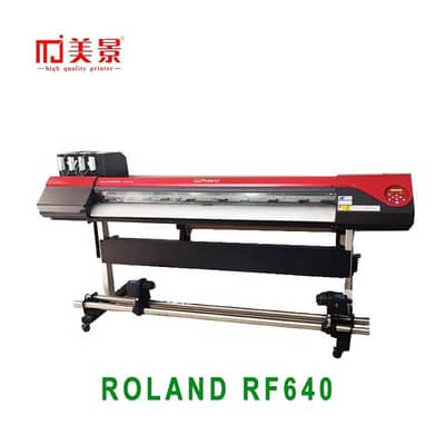 Secondhand RF640A Roland Printer Ecosolvent Car Sticker Printing