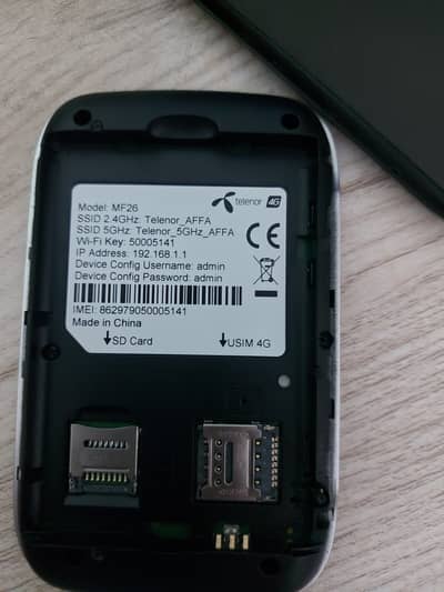 Telenor 4G WiFi Device ٹیلی نار فورم جی وائی فائی ڈیوائس