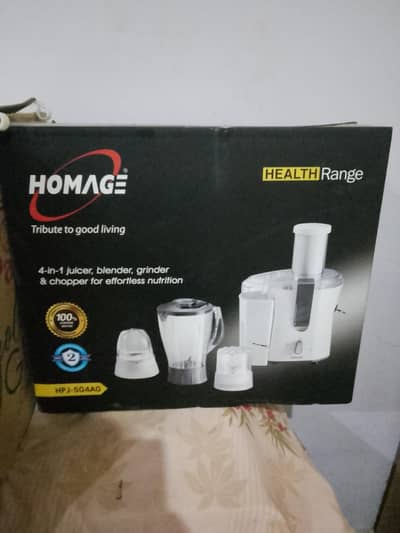 brand new Homeage juicer blender 4in1 for sale