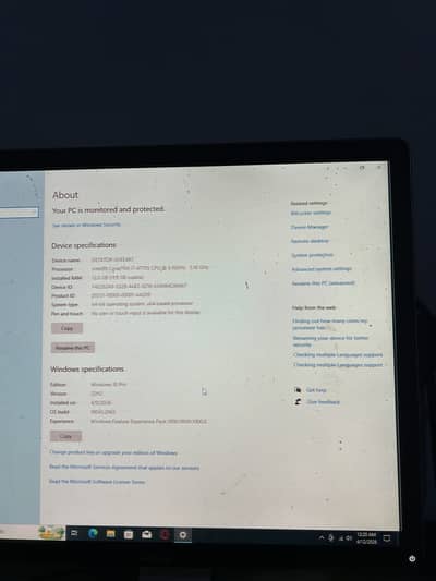 Core i7 4 th generation