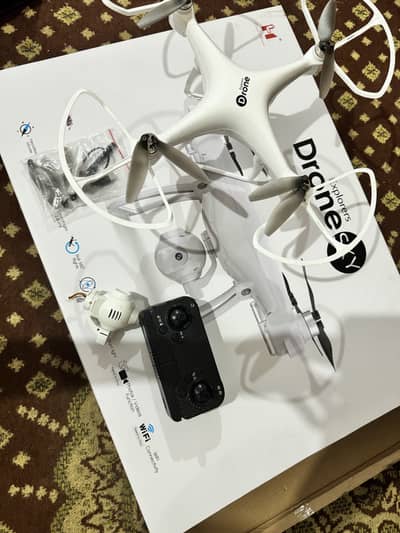 Drone sky with camera