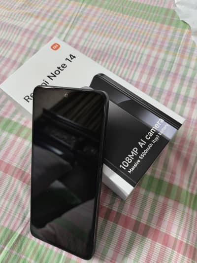 Redmi Note 14  Black colour Excellent condition