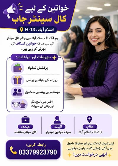 Call Center Job Islamabad