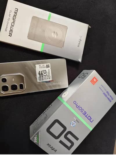 INFINIX NOTE 50 PRO 12/256 with All Assesrery with box