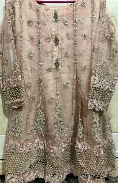 Frok style embroided suit for sale