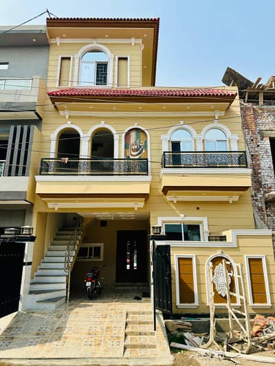 5 Marla Brand new Spanish House Front Elevation is Up for Sale EDEN boulevard