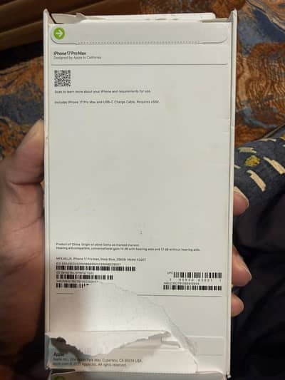 Iphone 17 pro max 256GB