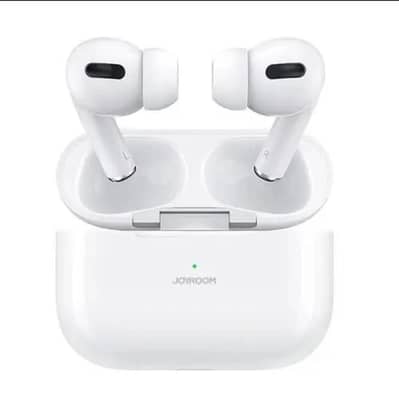 white Bluetooth 5 earbuds pro 6S with super base and smart touch