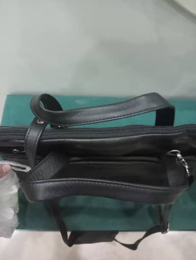 pure leather laptop bag