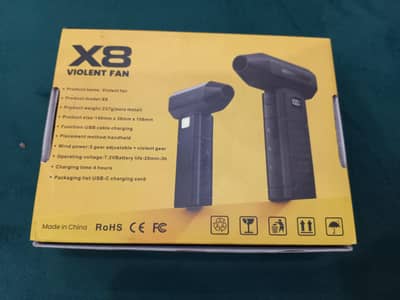 Mini Turbo Blade Violent Fan with Multy Speed Adjustment Air Duster