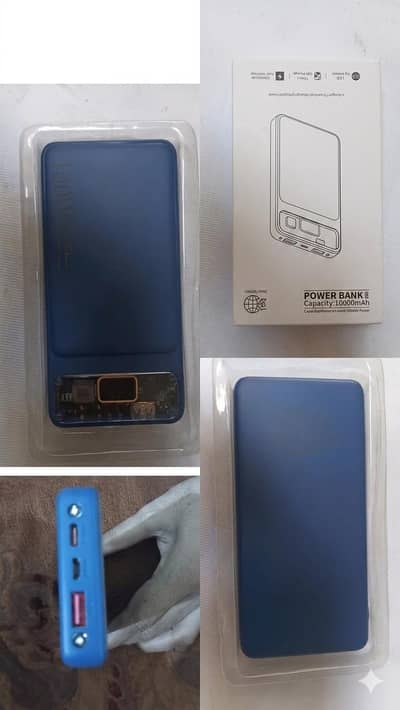 Original 10000MaH Power Bank 100W SuperFast - 3 Ports LED Display -