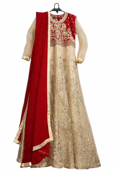 Red Golden Dress for Sale – Good Condition