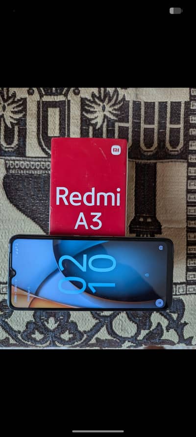 Redmi A3 with box in great condition