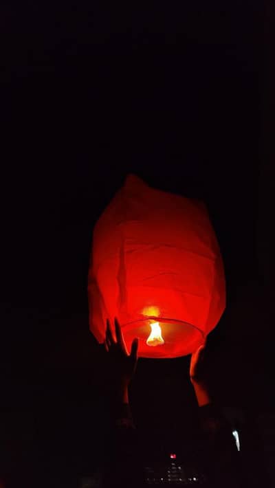 Sky Lanterns available for sale.