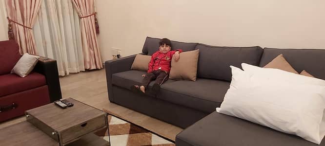 clean 10/10 condition interwood L shape sofa