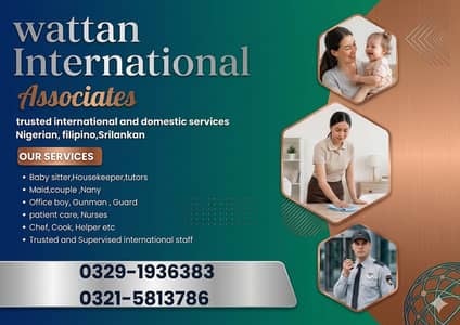 Nigerian Filipino Cook Nanny Patient Care Helper House Maids Available