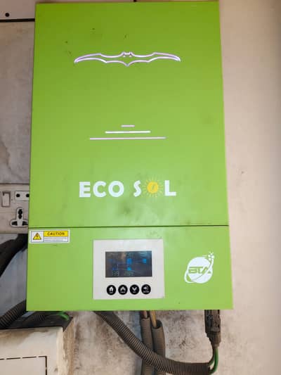 ECO SOL 3.6KW Hybrid Solar Inverter 24V MPPT Excellent Condition