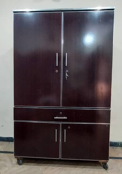 Two Door Wooden Cupboard, Wardrobe, Almari 6 feet × 4 feet × 20 inch