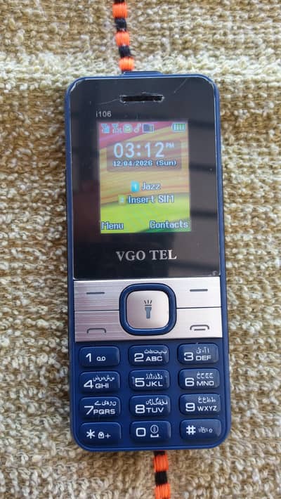 VGO Tel i106 Keypad Mobile 10/10 Condition with Box & Warranty