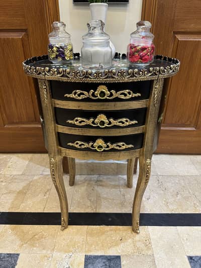 Hand Painted Vintage Console Table