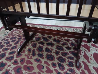 Wooden Cot and Crib