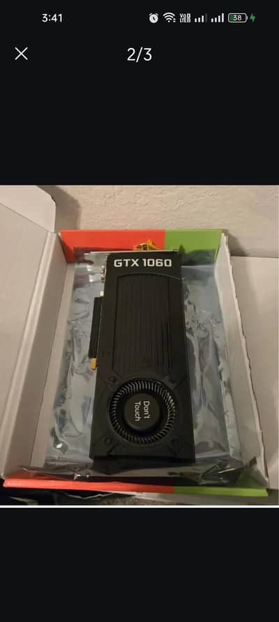 Nvidia GeForce GTX 1060 3gb Graphics Card