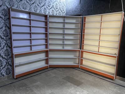 Wooden Display Rack / Shop Shelves – Strong & Spacious