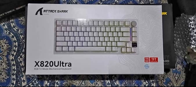  **LIMITED STOCK – ATTACK SHARK X820 ULTRA RGB KEYBOARD**