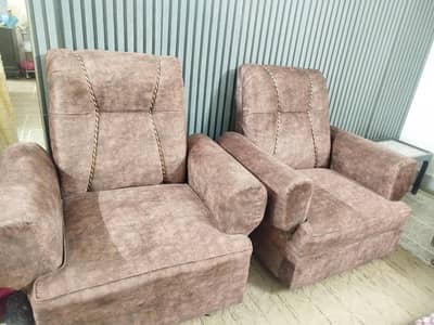 Sofa Set, Newly Coushined